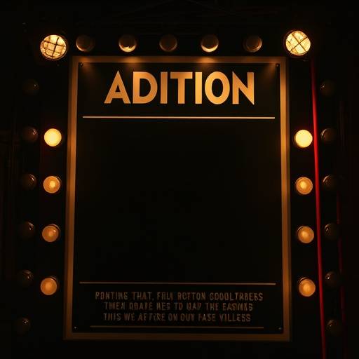 Audition poster for Short Film 'Echoes of Yesterday'