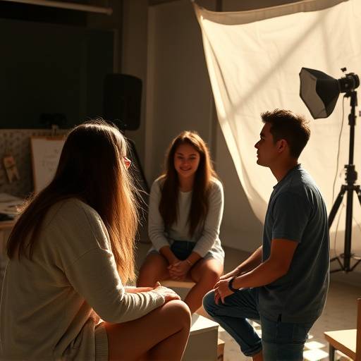 Scene Study students